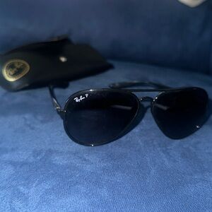 used black aviators all black